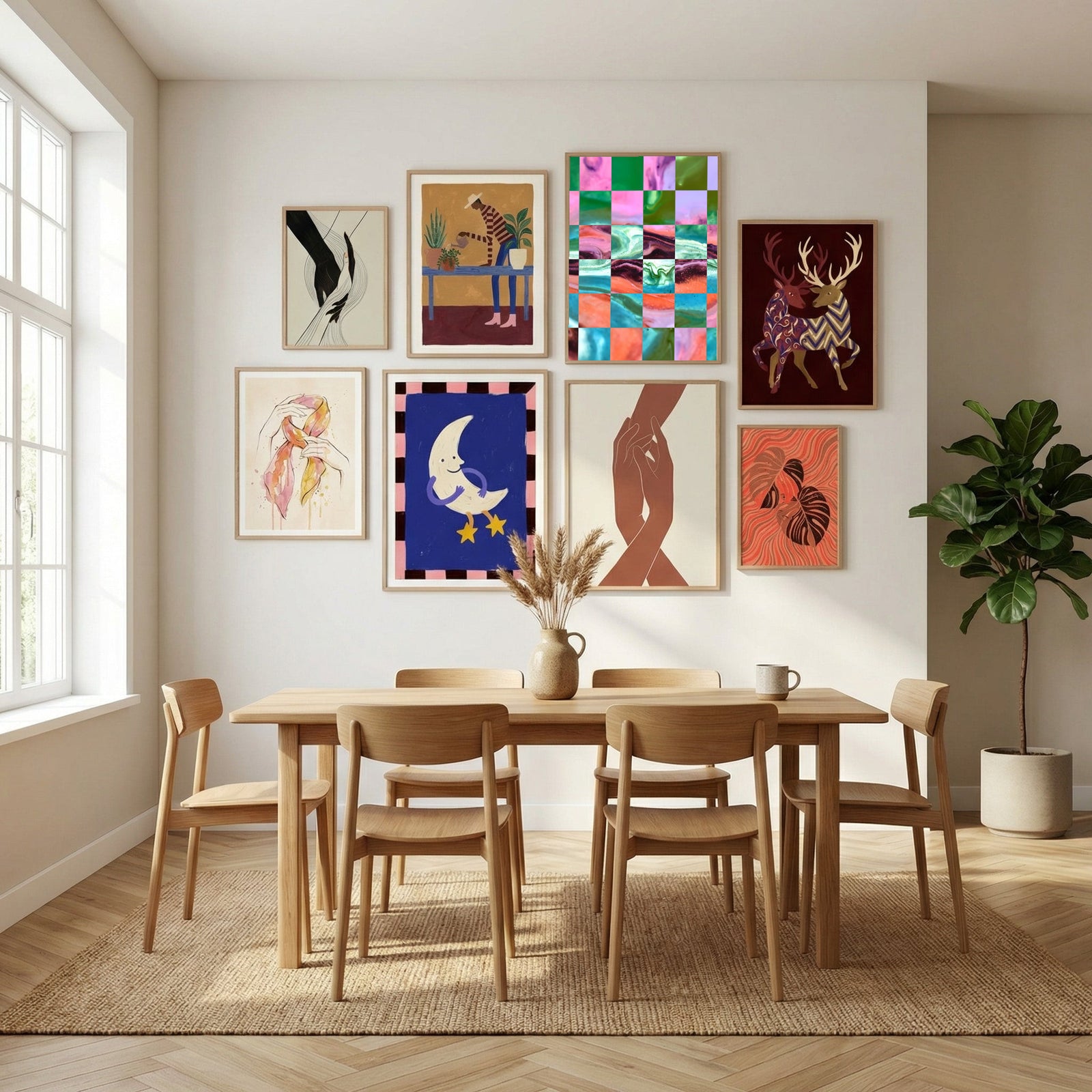 Mood Waves Poster by Uma Gokhale in Sophisticated Simplicity gallery wall