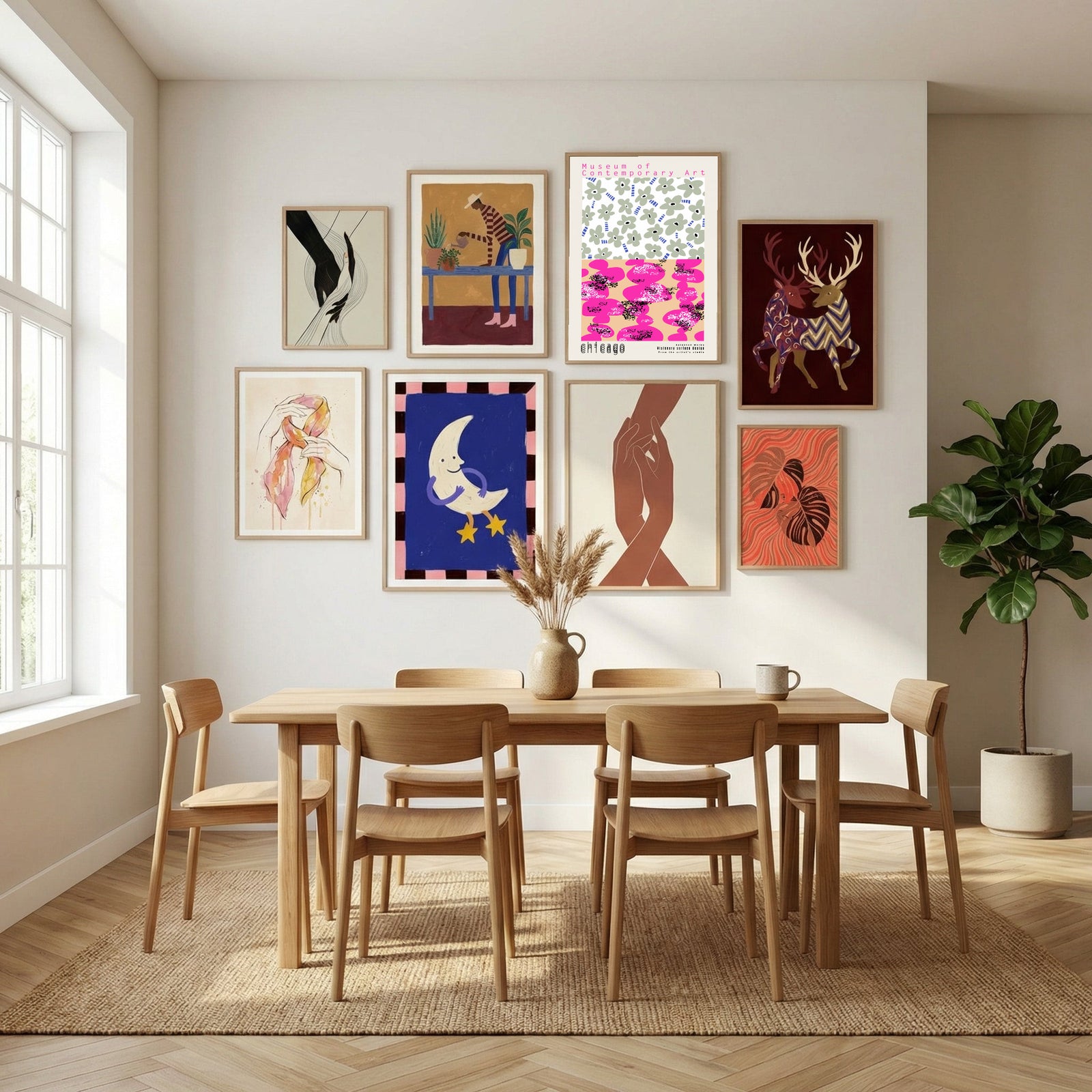 Museum of Contemporary Art Chicago Poster by Annick in Sophisticated Simplicity gallery wall