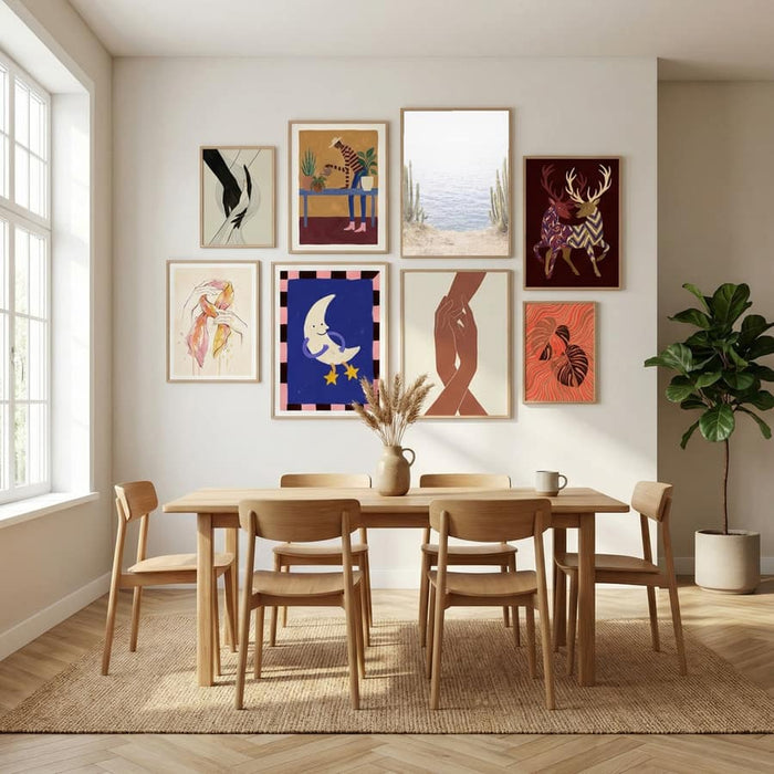 Ocean Cactus Poster by Kathrin Pienaar in Sophisticated Simplicity gallery wall