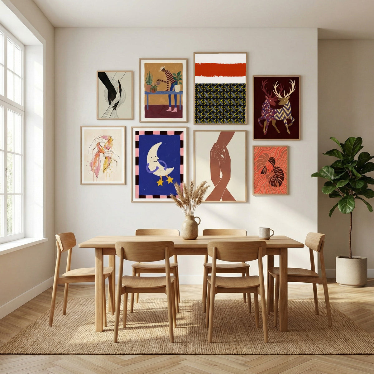 Abstract Collage K8 Poster by Little Dean in Sophisticated Simplicity gallery wall
