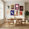 Petal plaid playtime I Poster by Miho Art Studio in Sophisticated Simplicity gallery wall