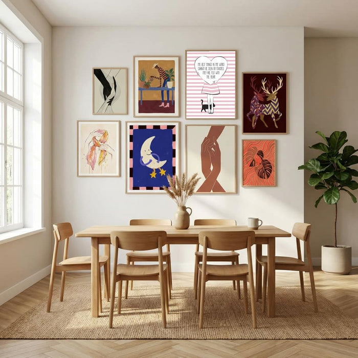 Pink Heart Poster – Poster und Kunstdruck