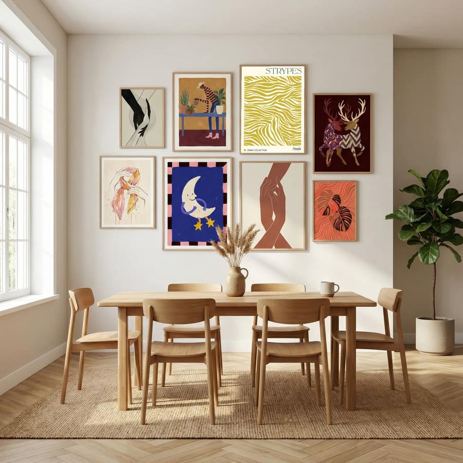 STRIPES. Zebra Collection Poster – plakat og kunsttryk