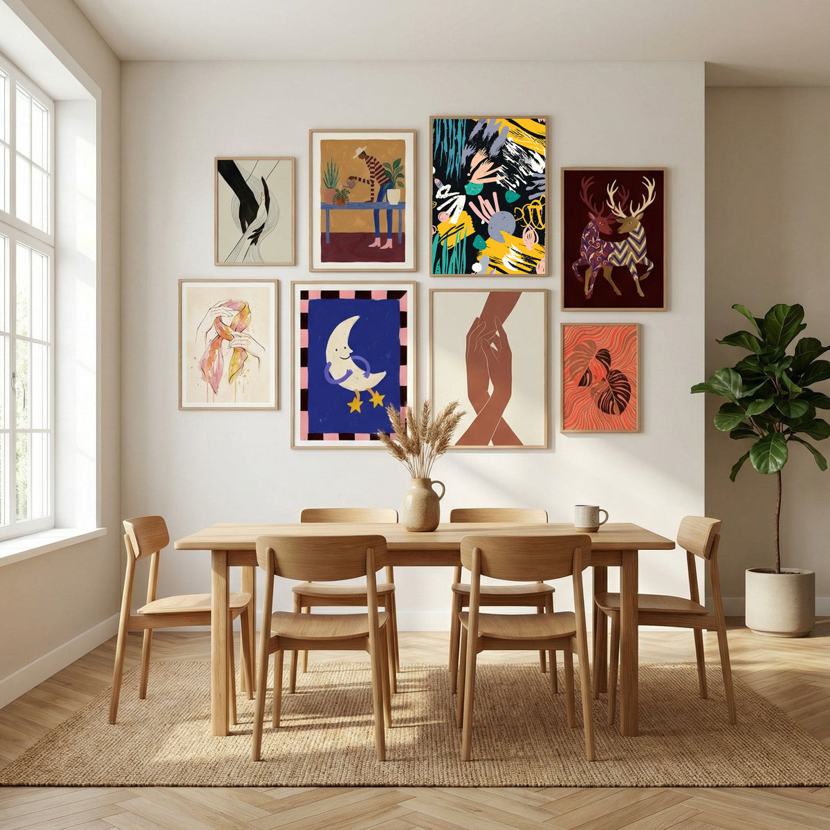 Space Odyssey Poster by Uma Gokhale in Sophisticated Simplicity gallery wall
