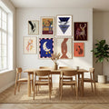 Three Triangular Geometric Poster by Little Dean in Sophisticated Simplicity gallery wall