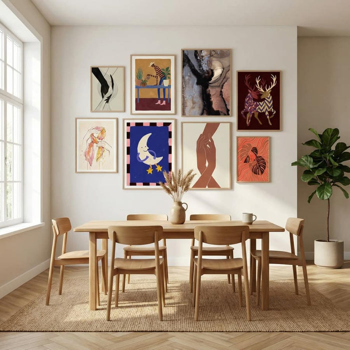 Time and Distance Poster – plakat og kunsttryk