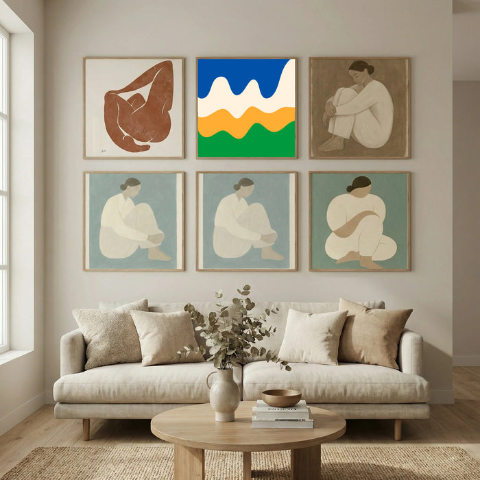 7 Poster by Angela Minca in Still Air & Solitude gallery wall