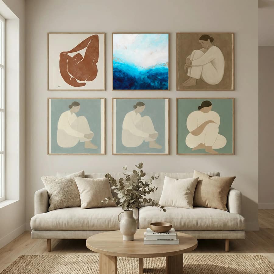Plakat Blue Sea, golden Sunlight 1 – plakat i druk artystyczny