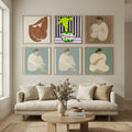 Cactus In a Green Pot Poster by David Galan in Still Air & Solitude gallery wall