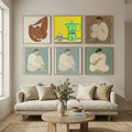 Cafetera &amp; Cupcake Poster by David Galan in Still Air & Solitude gallery wall