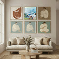 Coastline -juliste – juliste ja taidepainatus