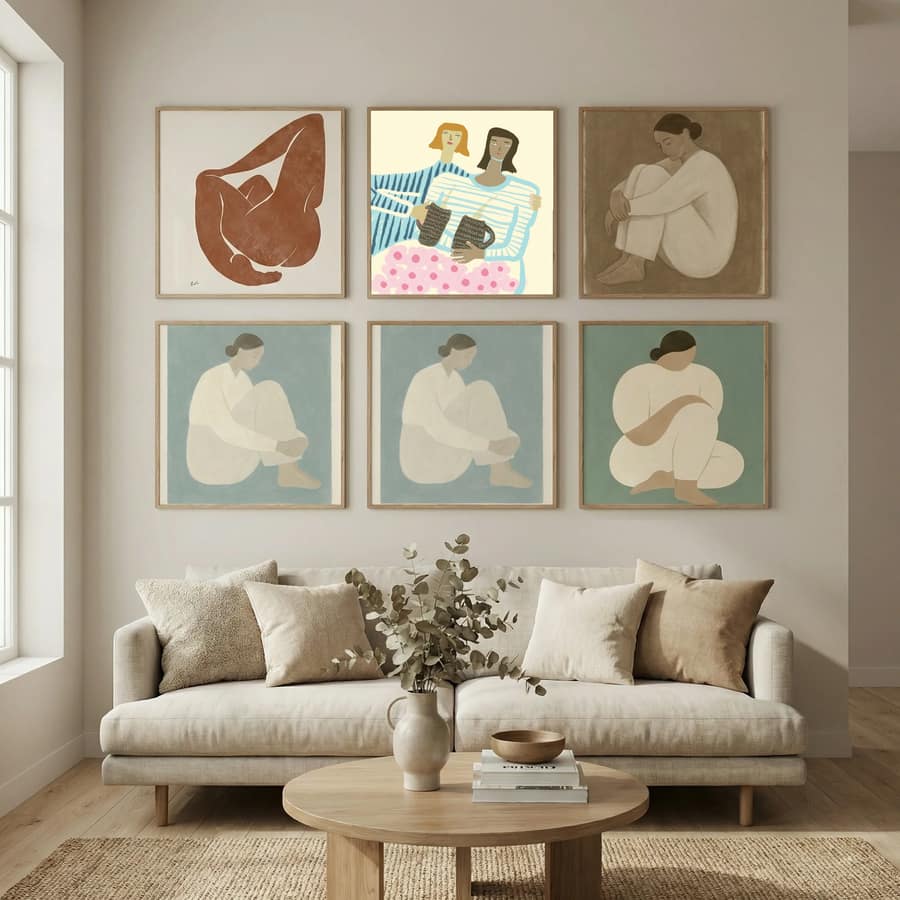 Coffee Club -juliste – juliste ja taidepainatus