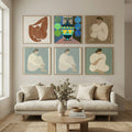 Dark Green Vase Poster by David Galan in Still Air & Solitude gallery wall