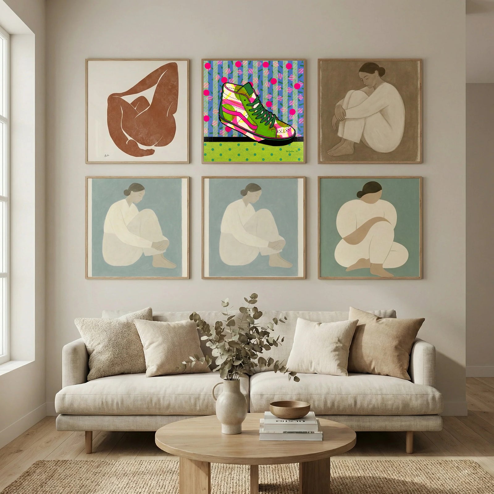 Green Fantasy Poster by David Galan in Still Air & Solitude gallery wall
