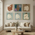 Mosaic Bohemian Composition Poster by Little Dean in Still Air & Solitude gallery wall