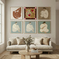 Out of Vase Blooms 4 Poster by Shatha Al Dafai in Still Air & Solitude gallery wall