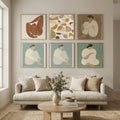 Pattern3 Mid Earth 1 Kopie Poster by Ana Rut Bre in Still Air & Solitude gallery wall