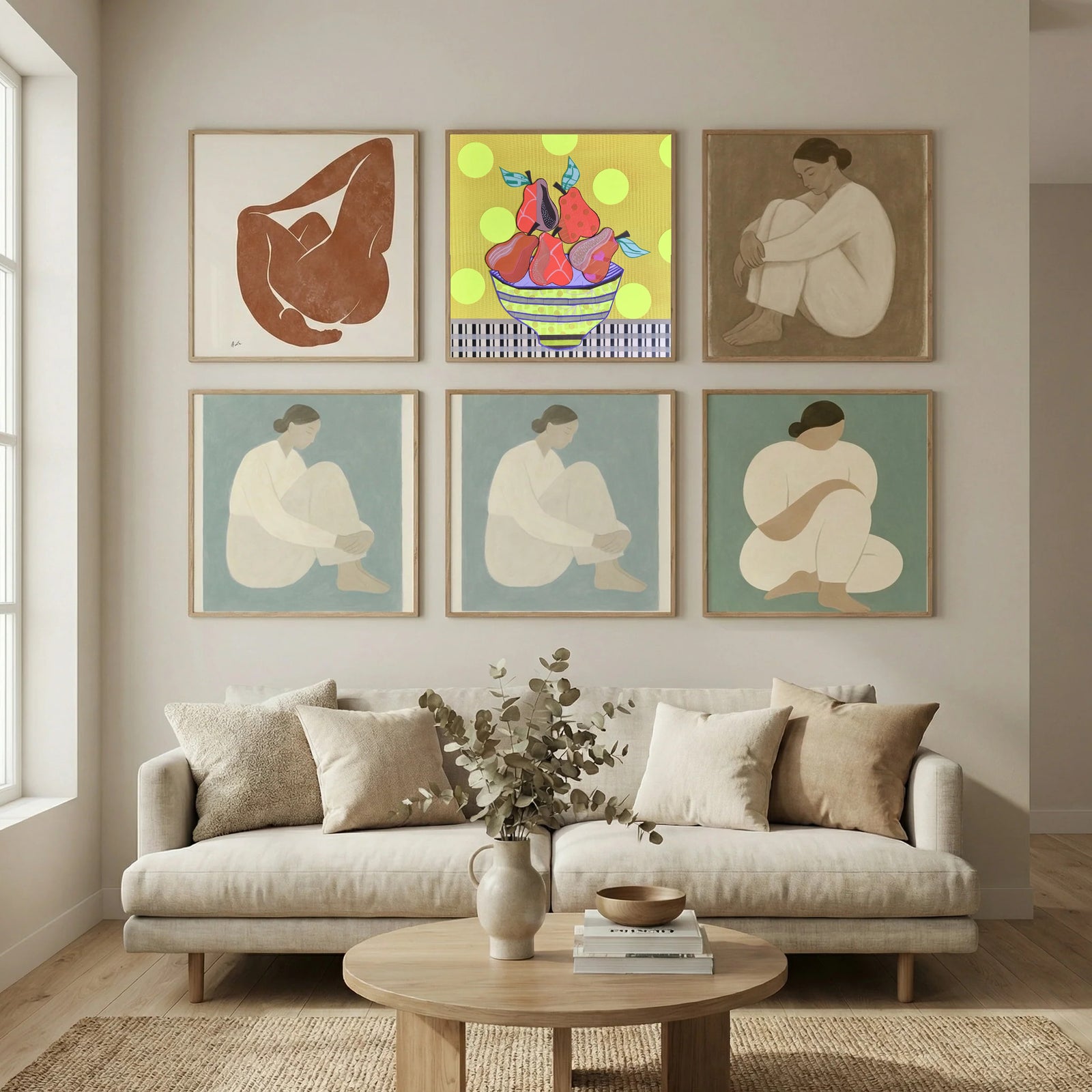 Pears and Tears Poster by David Galan in Still Air & Solitude gallery wall