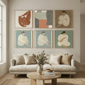 Rough Paper Cut Out Poster by Little Dean in Still Air & Solitude gallery wall