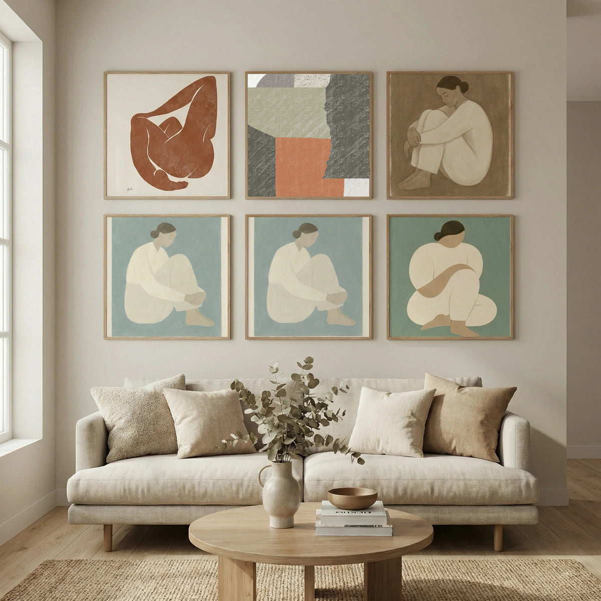 Rough Paper Cut Out Poster by Little Dean in Still Air & Solitude gallery wall