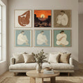 Sunset Cowboy Poster by Andreas Magnusson in Still Air & Solitude gallery wall