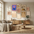 Abstract Composition No. 28 Poster by Elena Ristova in Evolving Winter Elegance gallery wall
