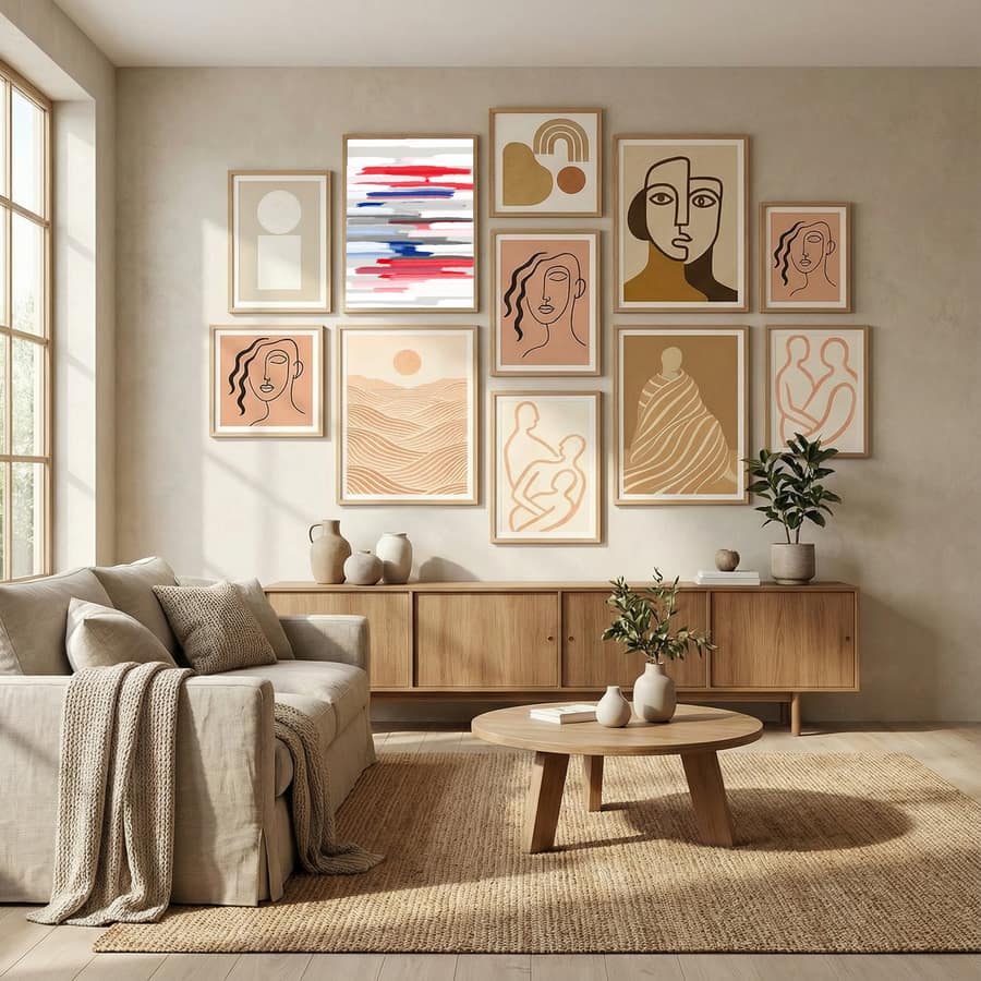 Póster BILLS RED WHITE AND BLUES – póster e impresión artística
