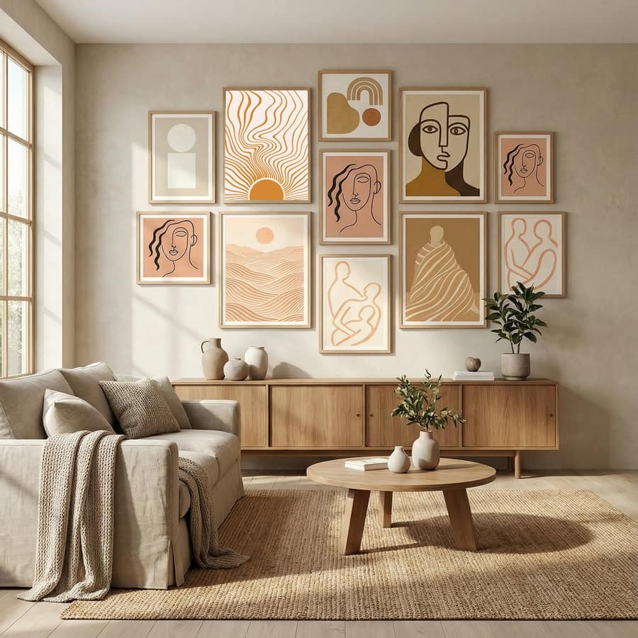 Bended Light Poster by CATS AND DOTZ in Evolving Winter Elegance gallery wall
