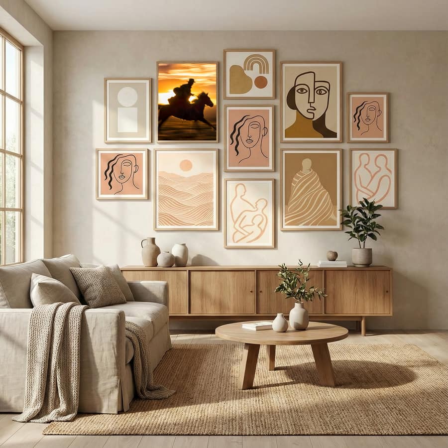 Chasing Hope Poster by Amanda Lee in Evolving Winter Elegance gallery wall