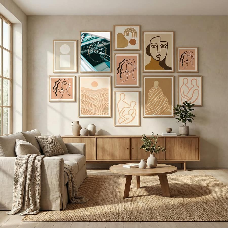 Classic Car VII Poster by Bethany Young in Evolving Winter Elegance gallery wall