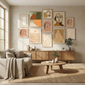 Fall Decor Abstract Shape Poster – Poster und Kunstdruck