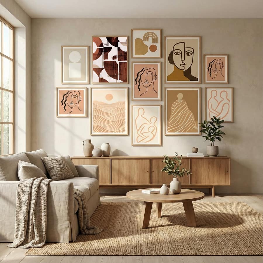 Foundry Shadows Poster by cartissi in Evolving Winter Elegance gallery wall
