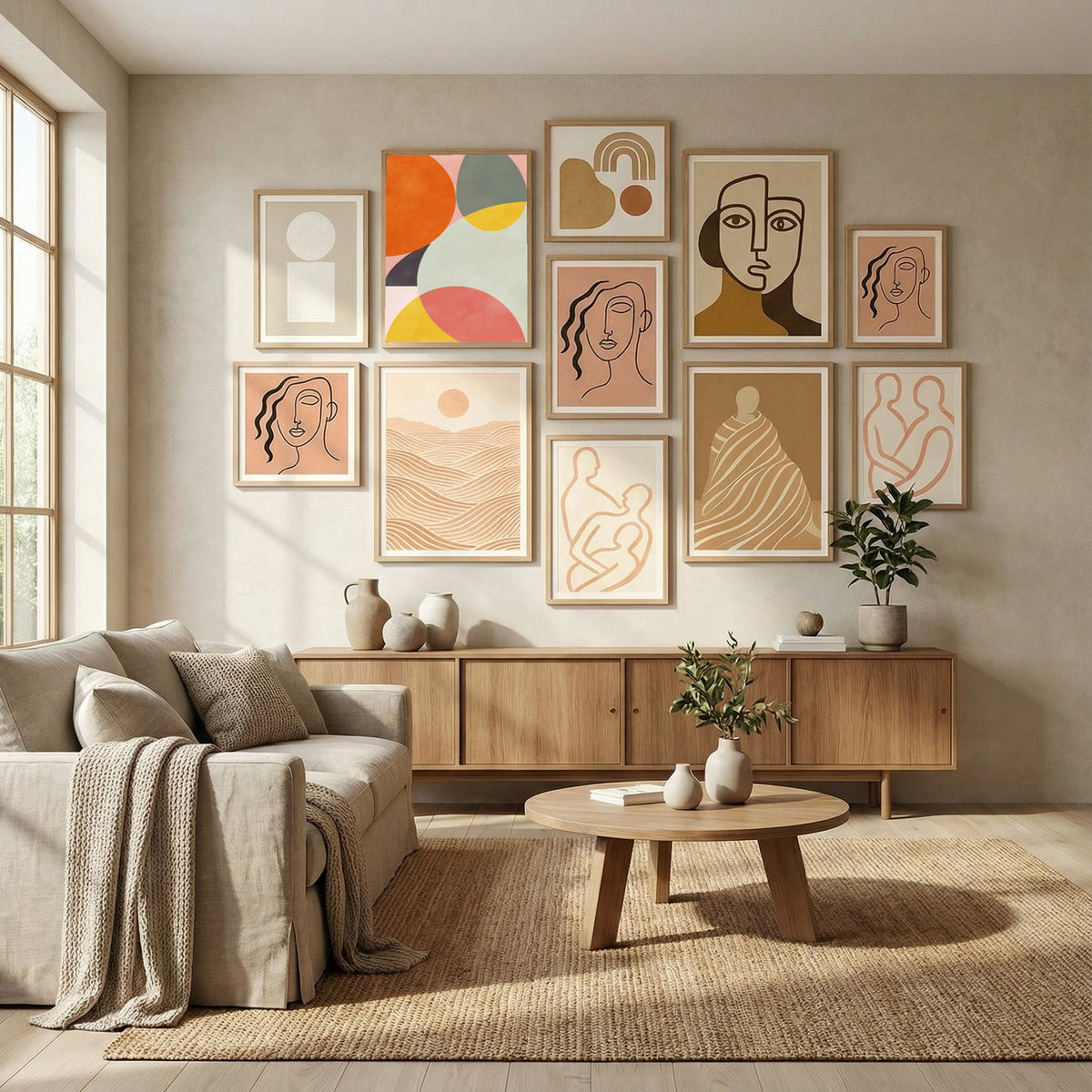 Friendly Colors1 Poster by Ana Rut Bre in Evolving Winter Elegance gallery wall