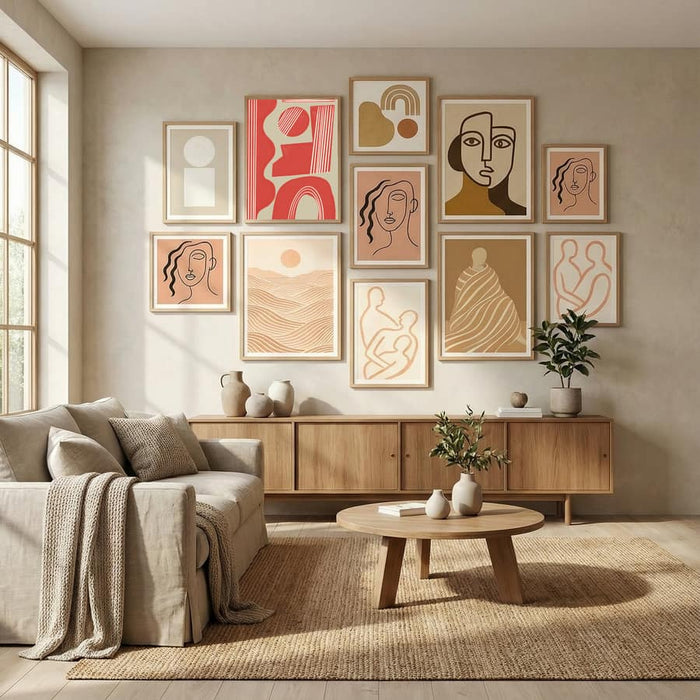Geo Balance Object No.2 Poster by The Miuus Studio in Evolving Winter Elegance gallery wall