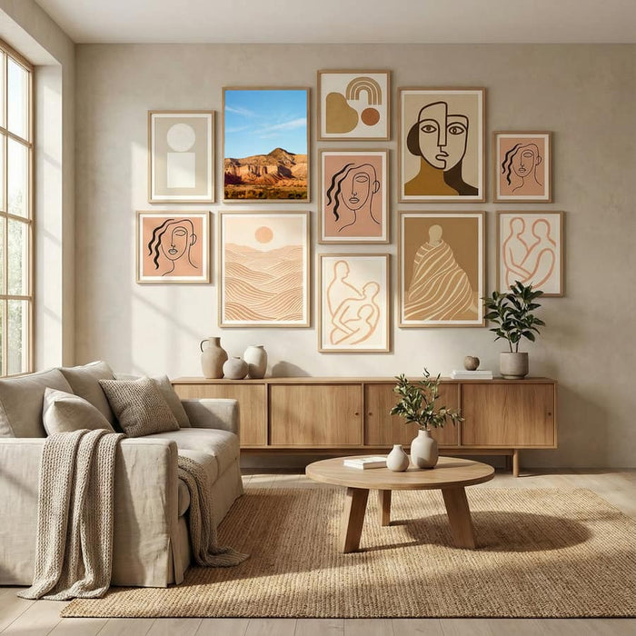 Ghost Ranch Sunset Poster – plakat og kunsttryk