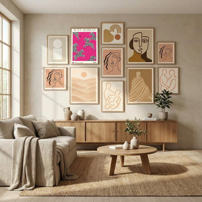 JUST ZEBRAS. Zebra Collection Poster – poster and art print