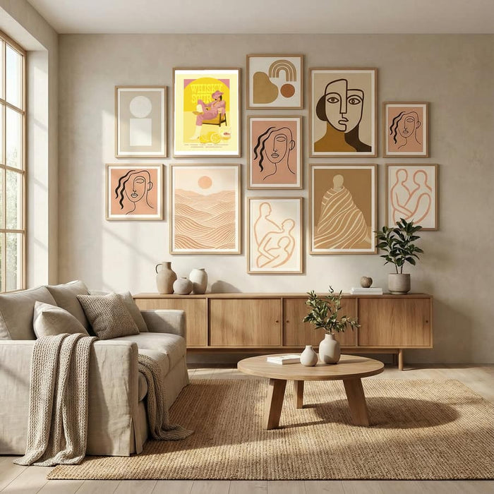 Jlr Whiskysour Pink Copy Poster by Jenny Liz Rome in Evolving Winter Elegance gallery wall