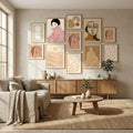 Lady in jumper Poster – poster and art print