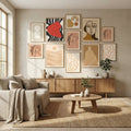 Liquid Red Poster by Little Dean in Evolving Winter Elegance gallery wall