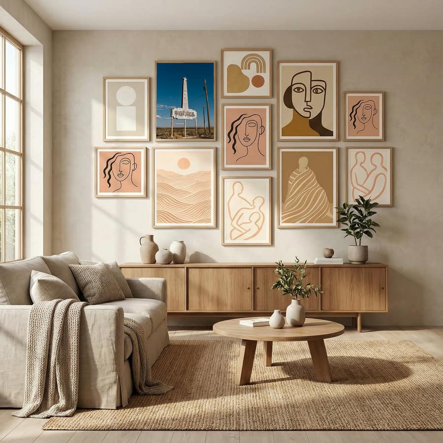 Marfa Stardust Poster by Bethany Young in Evolving Winter Elegance gallery wall