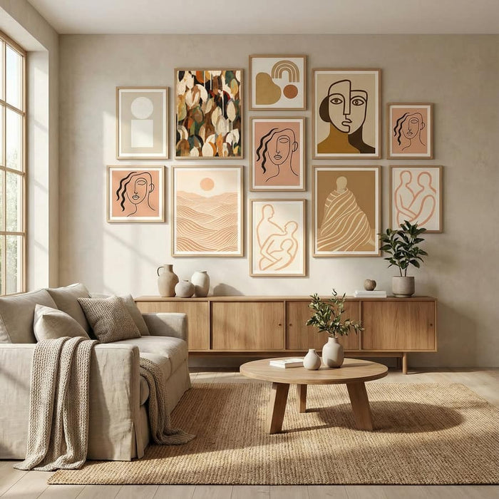 Mosaic Leafs Poster – poster och konsttryck