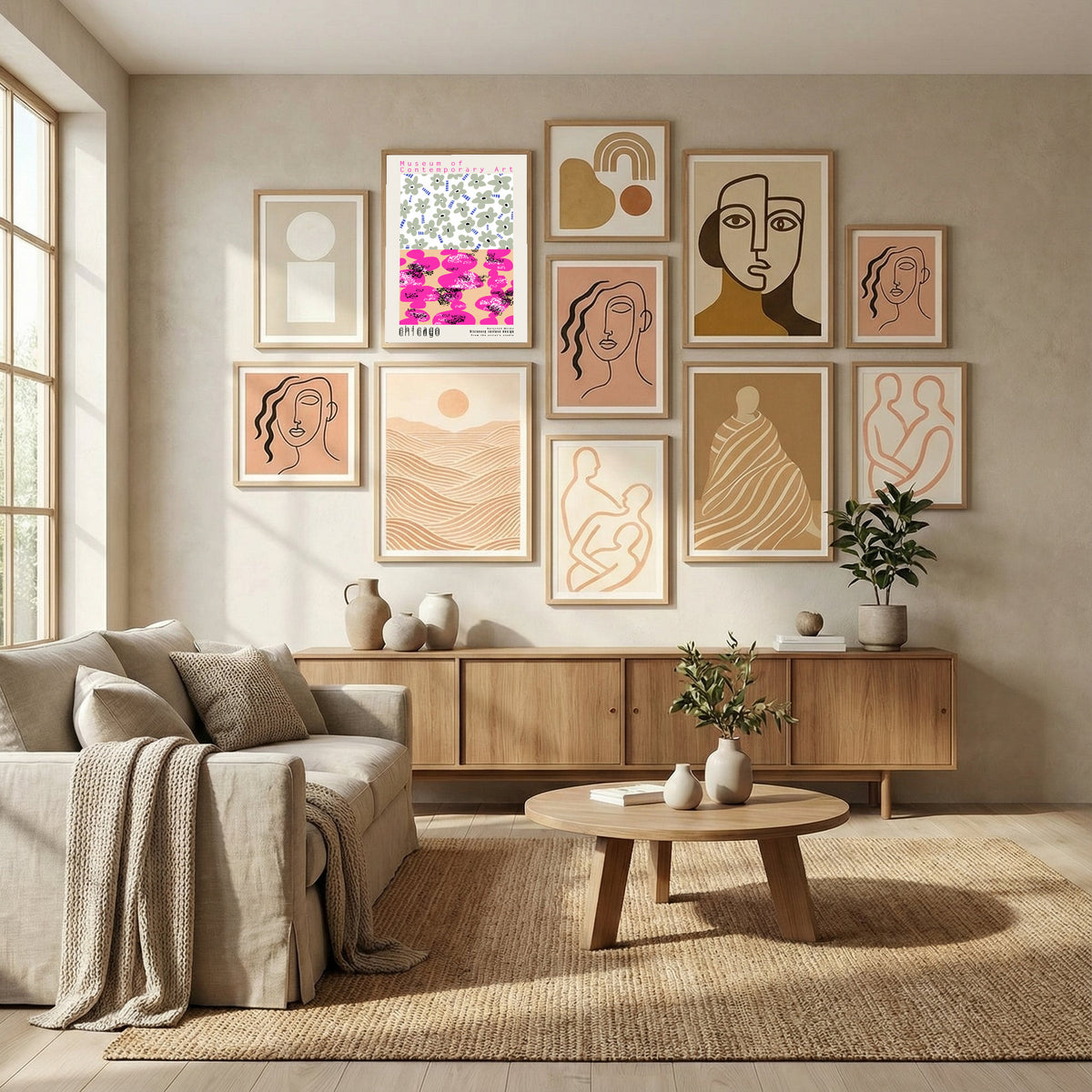 Museum of Contemporary Art Chicago Poster by Annick in Evolving Winter Elegance gallery wall