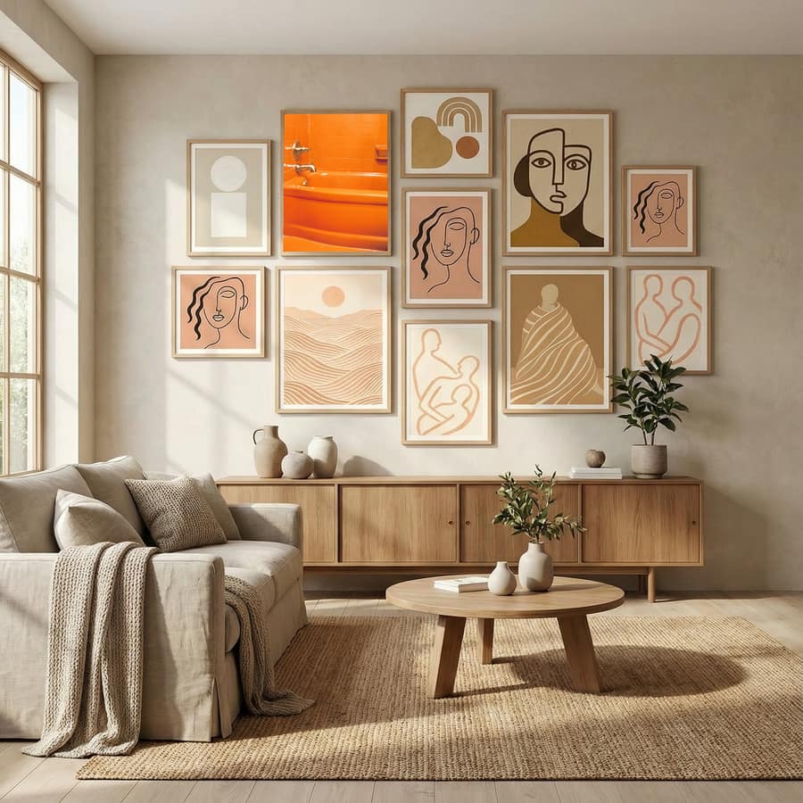 Orange Tub Poster by Bethany Young in Evolving Winter Elegance gallery wall