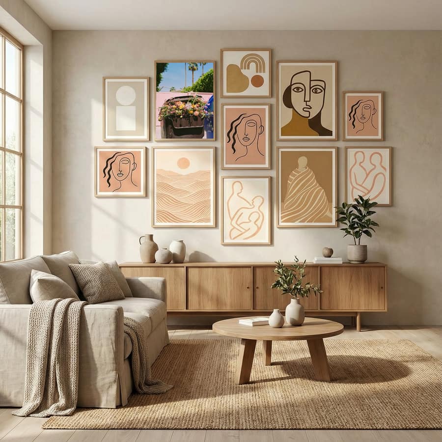 Palm Springs Curb Poster – plakat og kunsttryk