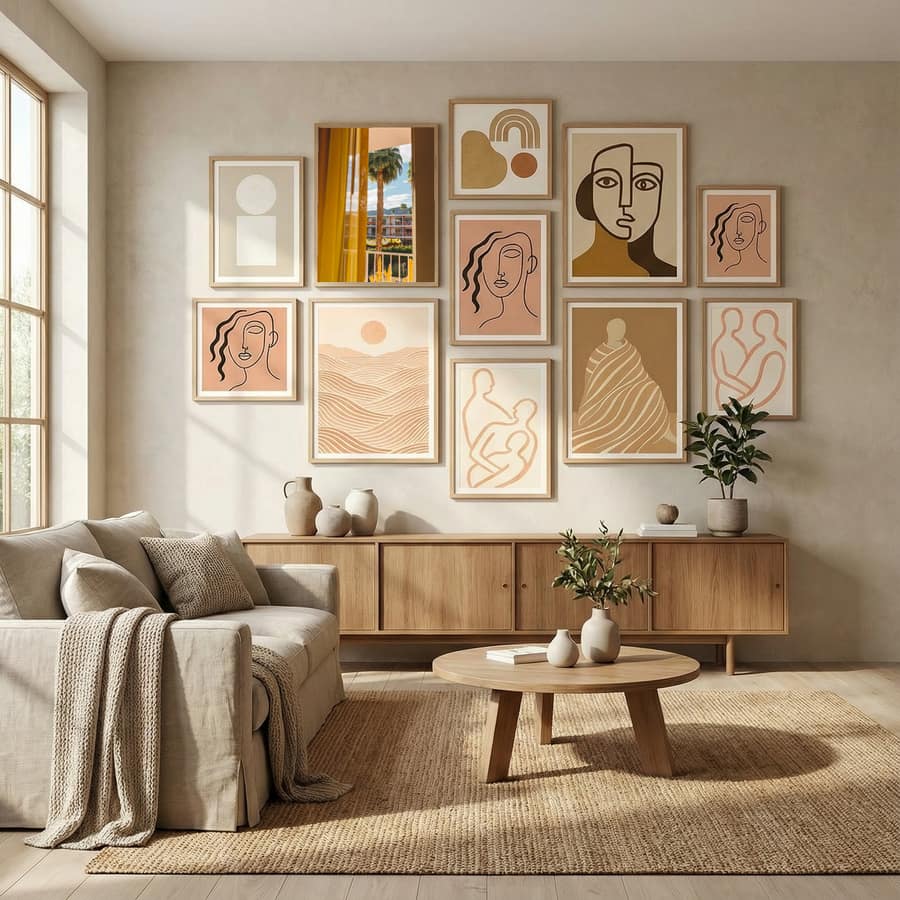 Palm Springs Dreams Poster by Bethany Young in Evolving Winter Elegance gallery wall