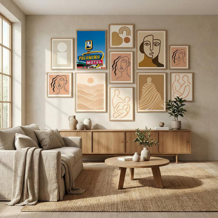 Palomino Motel II Poster by Bethany Young in Evolving Winter Elegance gallery wall