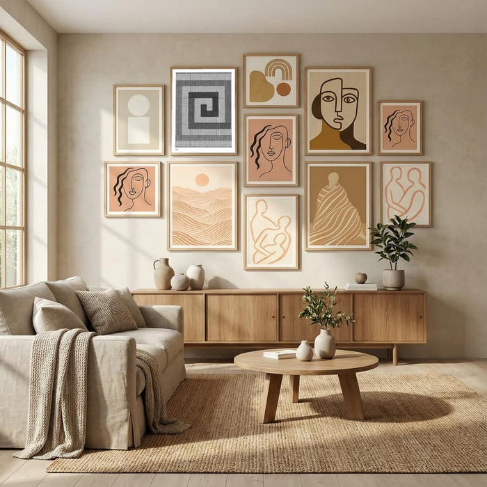 Patterns Fabric Inspired 2b Poster – poster en kunstdruk