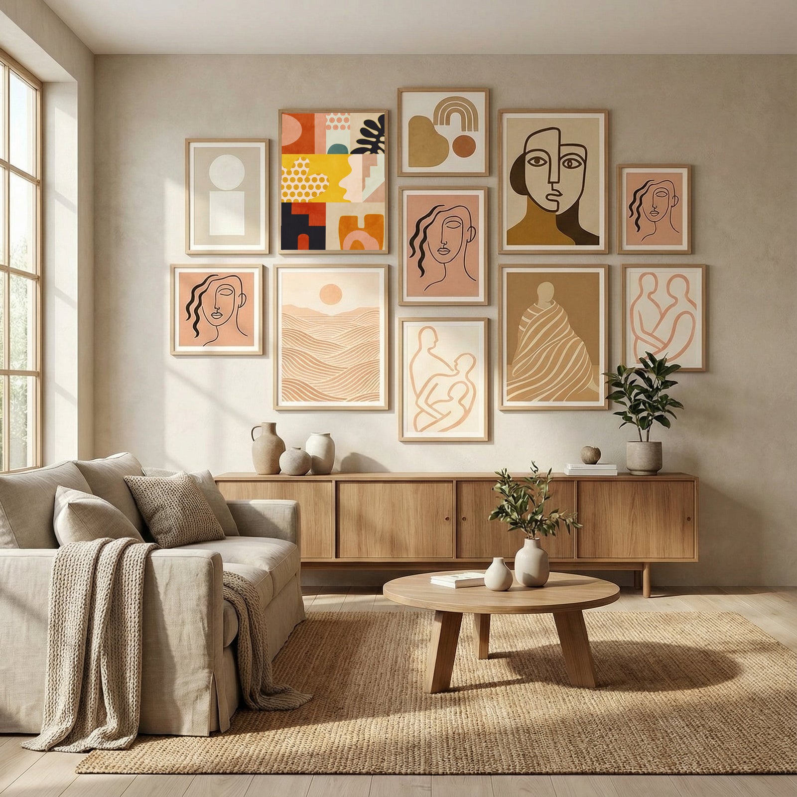 Playing Around Shapes 6 Poster by Ana Rut Bre in Evolving Winter Elegance gallery wall
