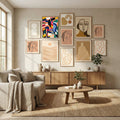 Ribbons Dancing Over Mirrors Poster by Little Dean in Evolving Winter Elegance gallery wall