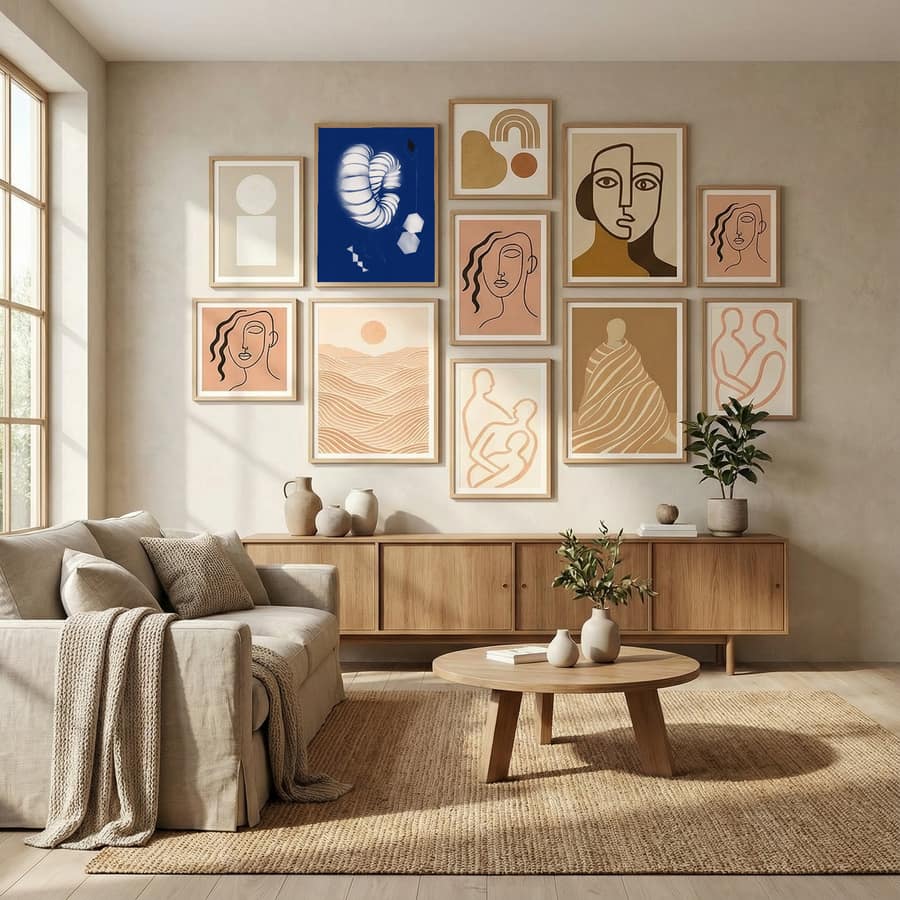 Póster Seashell Ornaments – póster e impresión artística